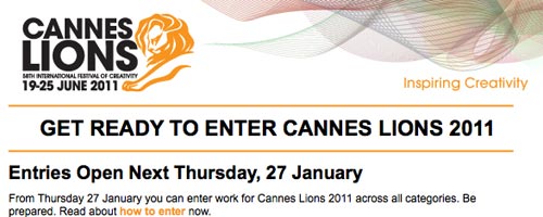 Cannes Lions : GREAT STORIES START IN CANNES