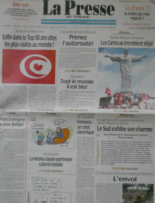 La Presse d'aujourd'hui : Une édition spéciale qui date du 16 juin 2014 !