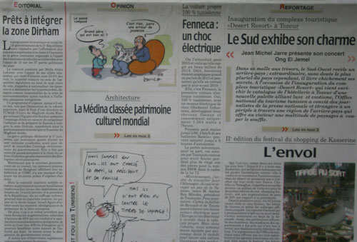 La Presse d'aujourd'hui : Une édition spéciale qui date du 16 juin 2014 !