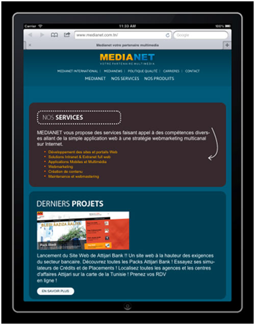Medianet lance son nouveau site web !!! Entièrement conçu en HTML5 