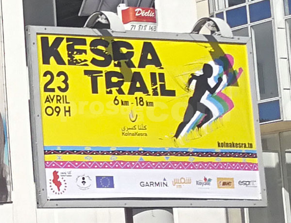 Campagne KESRA TRAIL - Avril 2017