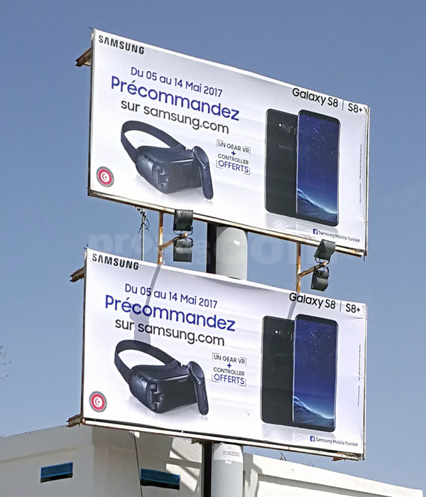 Campagne SAMSUNG S8 -Mai 2017