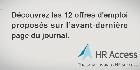 Découvrez les 12 offres d'emploi