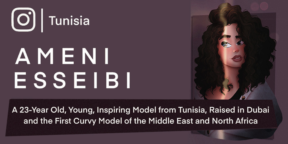Meta célèbre la tunisienne Ameni Esseibi, premier mannequin grande taille MENA