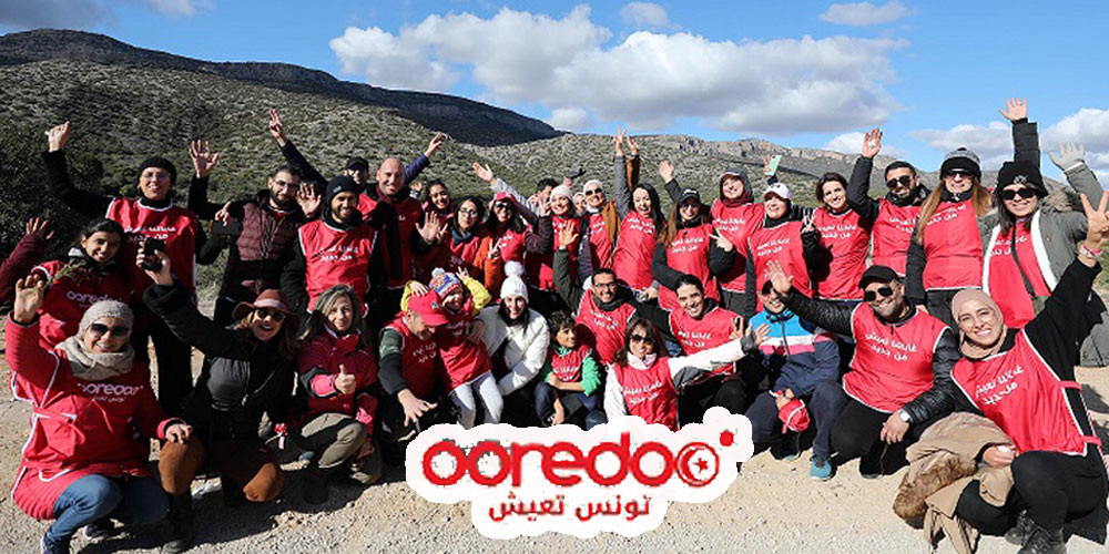 Ooredoo lance sa campagne de reboisement de 70 hectares dans la région du Bargou