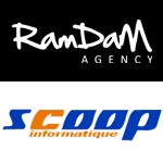 L'agence RAMDAM lance une campagne d'affichage urbain pour la marque Scoop informatique
