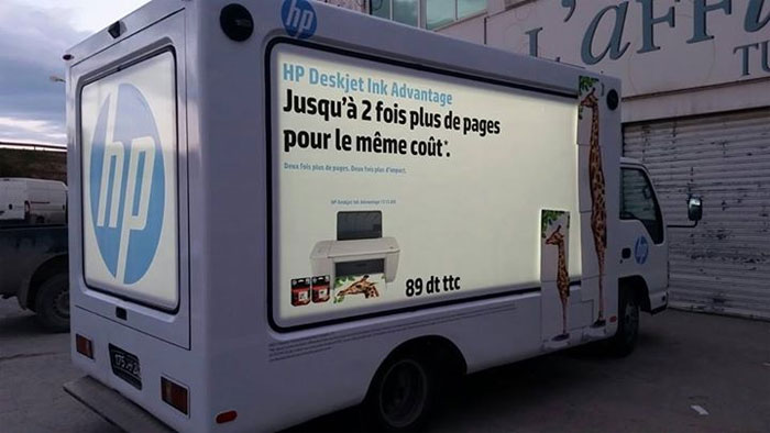 Campagne Mobishow : HP