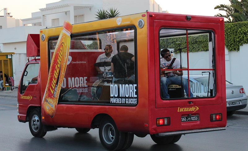 Campagne Mobishow : Lucozade