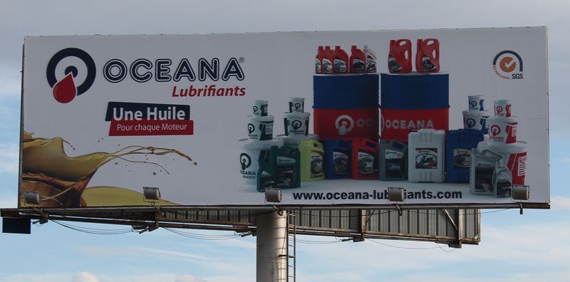 Campagne d'affichage  : OCEANA Lubrifiants