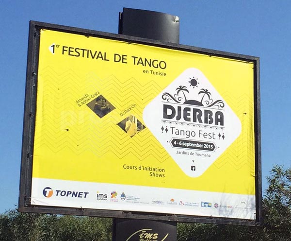 Campagne DJERBA TANGO FEST - Août 2015