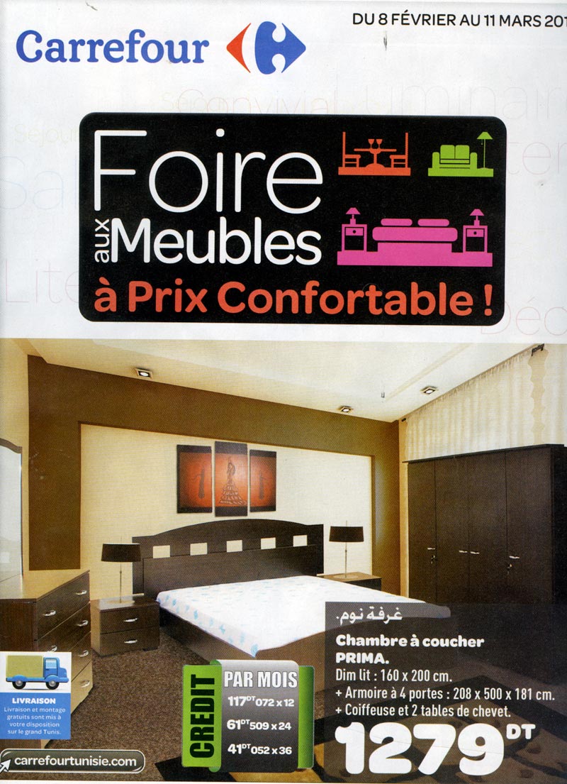 Foire aux meubles à  prix confortable 