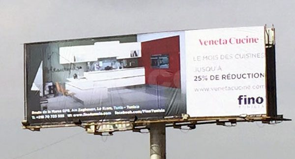 Campagne d'affichage : Veneta Cucine