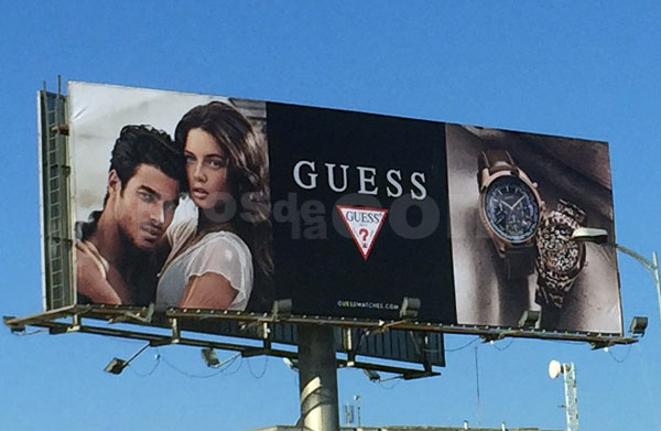 Campagne d'affichage : Guess