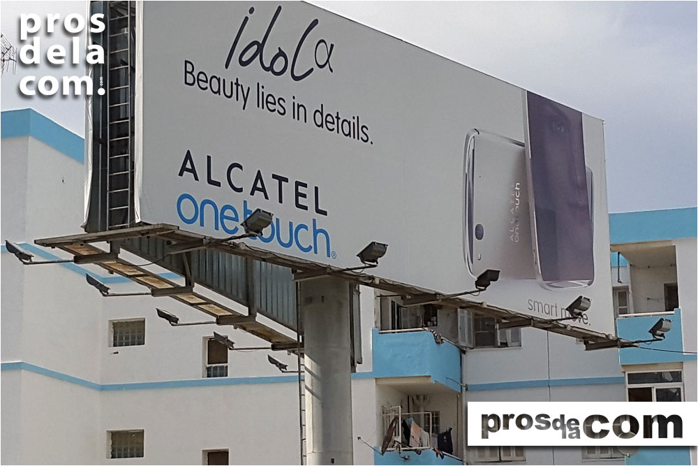 Campagne d'affichage : Alcatel