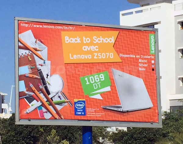 Campagne LENOVO - Septembre 2015
