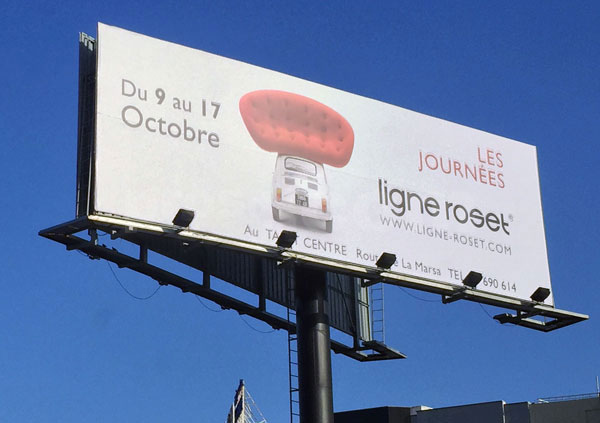 Campagne LIGNE ROSET - Octobre 2015