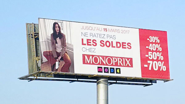 Campagne Monoprix - Février 2017