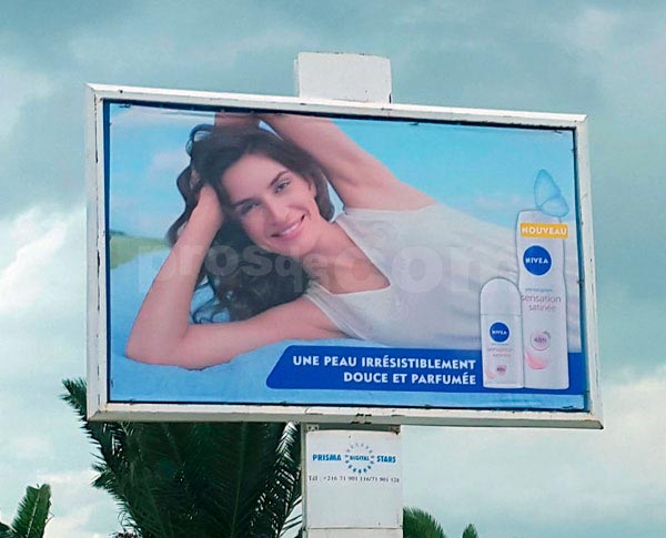 Campagne d'affichage : Nivea