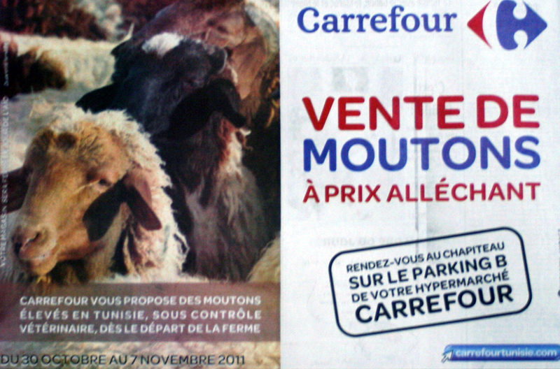 Carrefour : vente de moutons à  prix alléchant