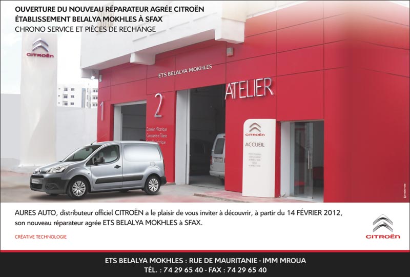 Ouverture du nouveau réparateur agrée citroen