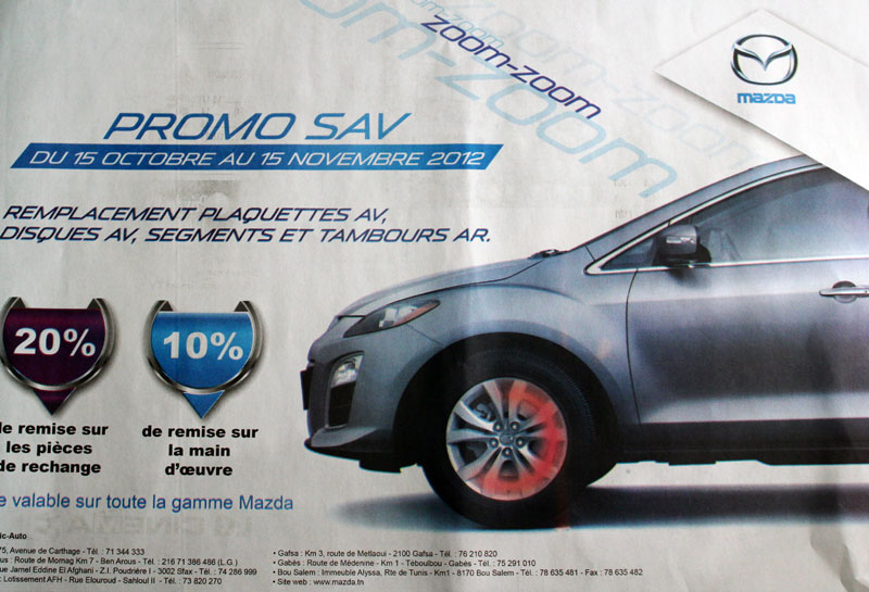 Mazda : promo sav