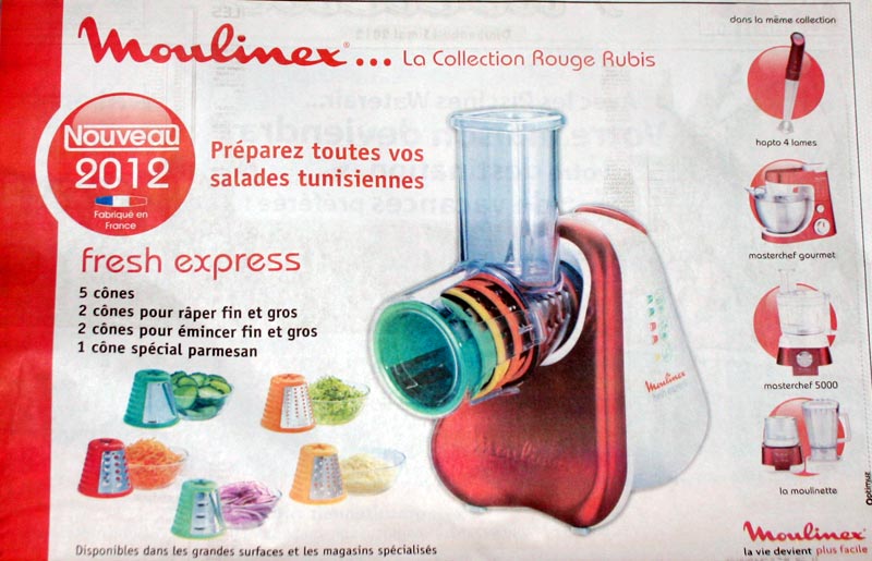 Moulinex ... la collection rouge Rubis