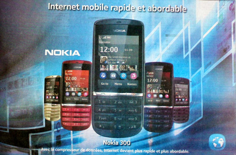 NOKIA : Internet mobile Rapide et abordable 