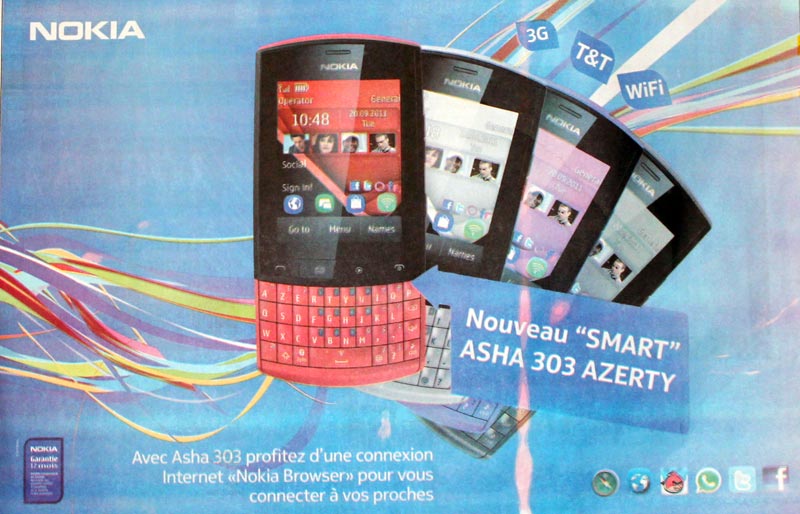 Nouveau : 'SMART' ASHA 303 AZERTY