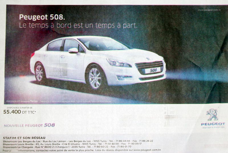 Peugeot 508: le temps a bord est un temps a part