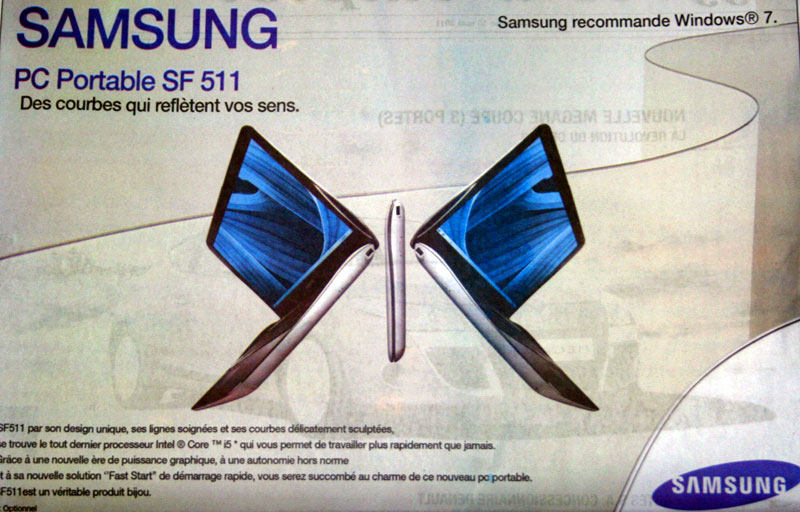 Samsung : PC Portable SF 511