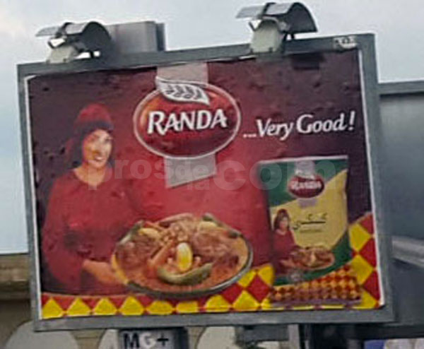 Campagne d'affichage : Randa