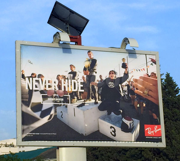 Campagne d'affichage : RAY BAN