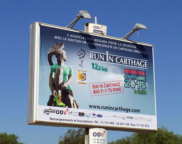 Campagne RUN IN CARTHAGE - Septembre 2015
