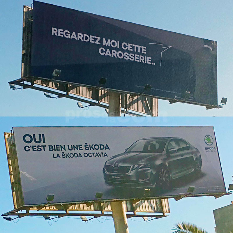 Campagne Skoda Décembre 2018