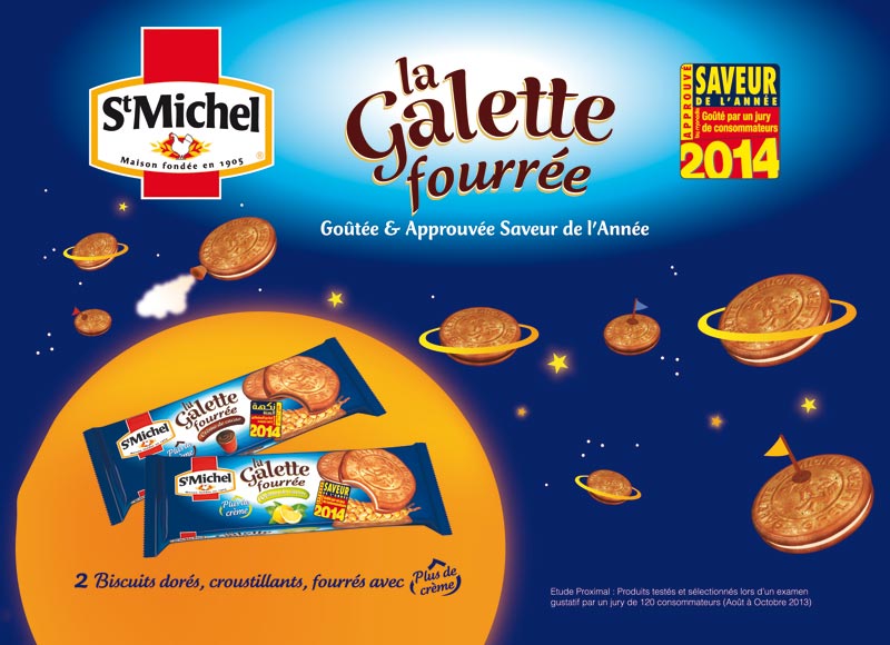 Campagne St Michel : la galette fourrée