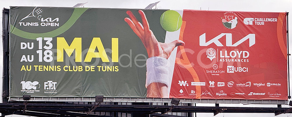 Campagne Tunis Open de tennis  - MAI 2024