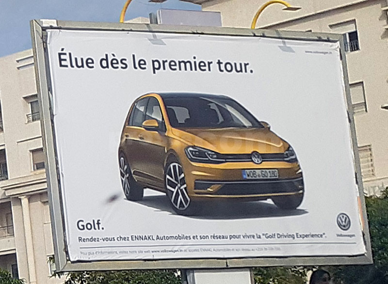 Campagne Volkswagen Golf -Octobre 2019